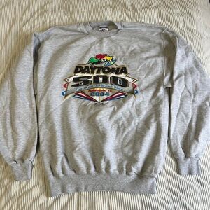 Vintage Daytona NASCAR Gray Crewneck